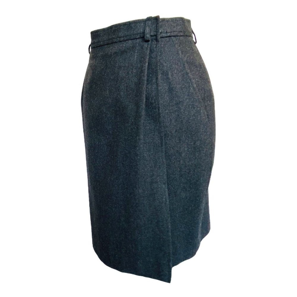 Yves Saint Laurent Rive Gauche Pencil Skirt YSL Vintage 70s 34 Made in France - Picture 6 of 15